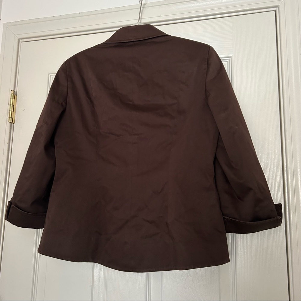 Lafayette 148 Brown Blazer size 6 - Picture 5 of 9